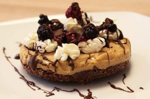 Postre exótico sin gluten