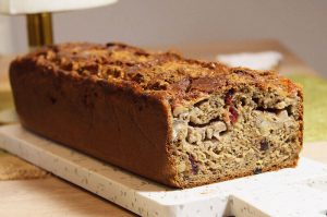 Torta de plátano (banana) sin gluten de Exótica de Oky