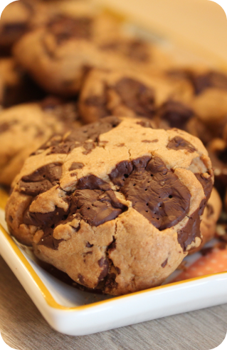 Galletas con chispitas saludables sin gluten ni lactosa