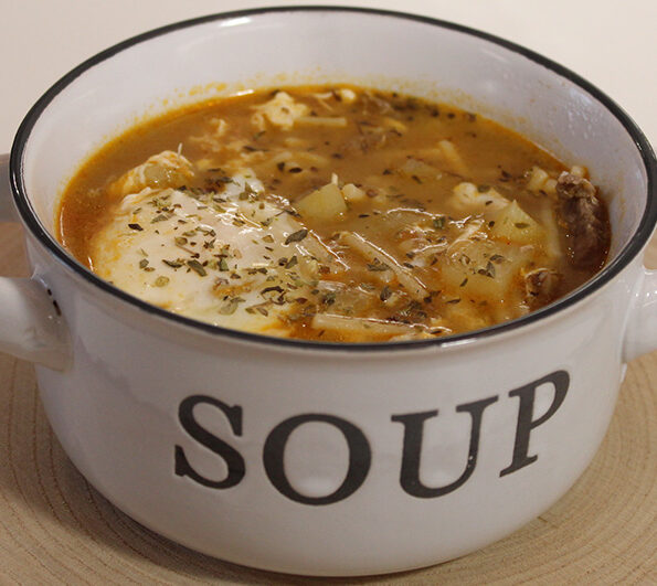 Sopa Criolla sin gluten sin lactosa